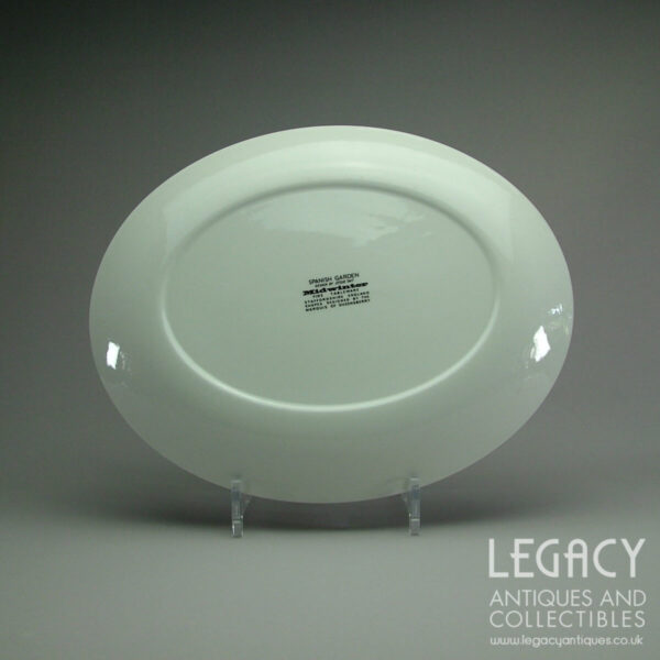 Retro Midwinter 'Spanish Garden' Design Oval Serving Plate (12")