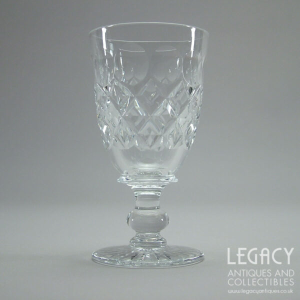 Pair of Tudor Crystal ‘Burleigh’ Design Lead Crystal Sherry Glasses