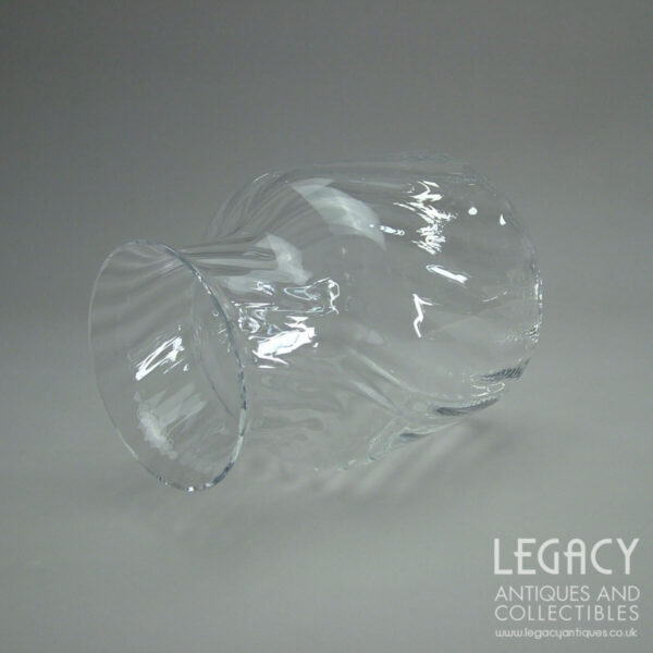 Dartington Glass ‘Jones’ Design Lead Crystal Flower Vase FT233/2 in Ripple