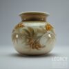 Small Jersey Pottery Globe Vase with Pyracantha Berry Design