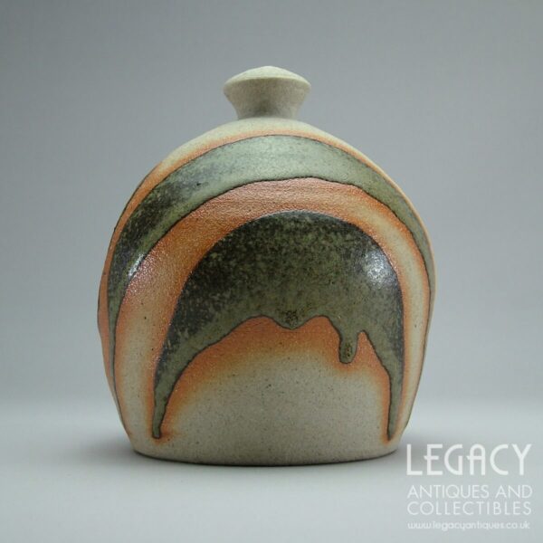 Porthleven Pottery Small Abstract Stoneware Salt Pig by Fenella Fern
