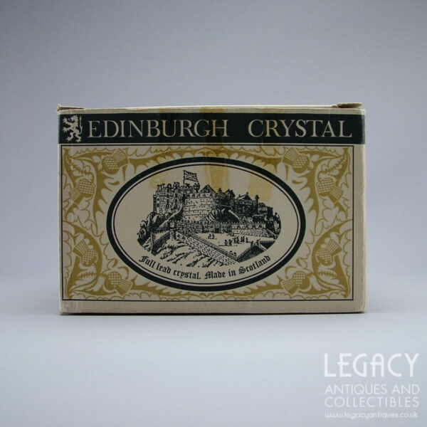 Set of Six Edinburgh Crystal ‘Glenshee’ Design Lead Crystal Sherry Glasses in Original Box