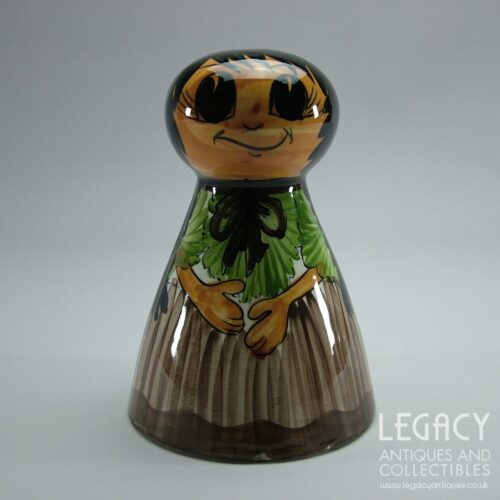 Retro Derek Fowler ‘Peasant Girl’ Design Ceramic Money Box with Original Sticker