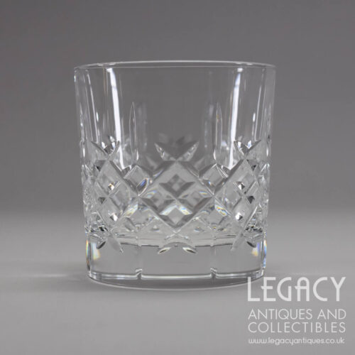 Pair of Edinburgh Crystal 'Brodick' Design Whisky Tumblers