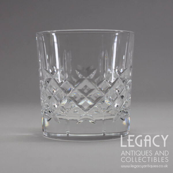 Pair of Edinburgh Crystal 'Brodick' Design Whisky Tumblers