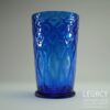 James Powell & Sons (Whitefriars) 'Woodchester' Design Beaker Vase No. 1181 in Sanctuary Blue