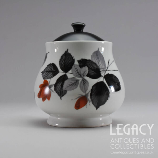 Vintage Midwinter Stylecraft ‘Petite Rose’ Design Ceramic Preserve Pot