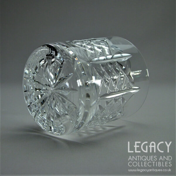 Pair of Edinburgh Crystal ‘Highland’ Design Lead Crystal Old Fashioned Whisky Tumblers