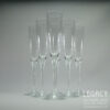 Set of Six Villeroy & Boch 'Maxima' Design Flute Champagne Glasses