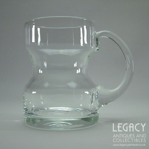 Dartington Glass FT5 1-Pint Beer Tankard in Clear Glass c.1967