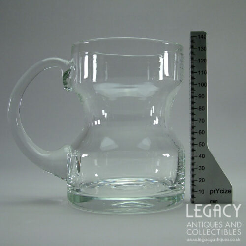 Dartington Glass FT5 1-Pint Beer Tankard in Clear Glass c.1967