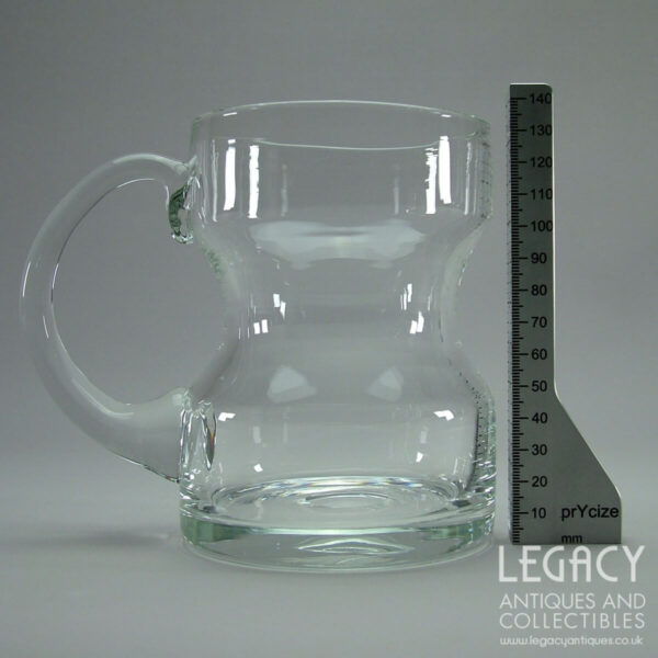 Dartington Glass FT5 1-Pint Beer Tankard in Clear Glass c.1967