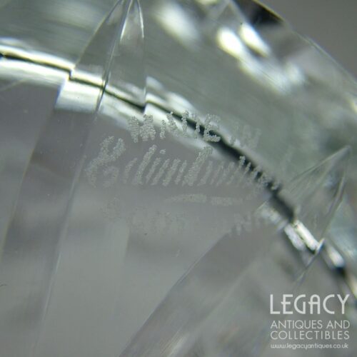 Edinburgh Crystal ‘Highland’ Design Lead Crystal Spirit Decanter