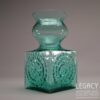 Dartington Glass Square Hyacinth Vase FT62 in Kingfisher Blue