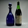 Thomas Webb 'Bristol Blue' Glass Mallet Shaped Wine Decanter c.1970s