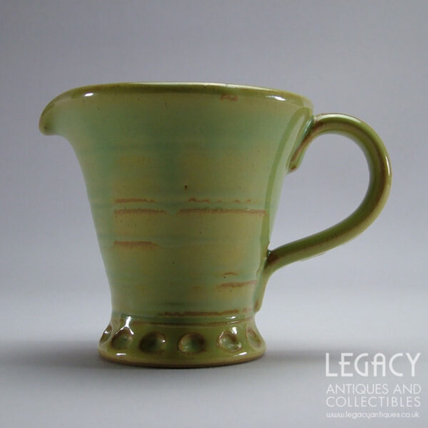 Bretby Brick & Stoneware Co. Small Ceramic Jug in Green