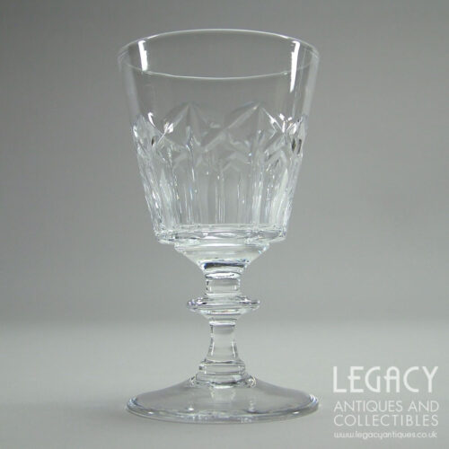 Set of Six Tudor Crystal Bucket Bowled Lead Crystal Port or Sherry Glasses