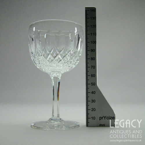 Thomas Webb ‘Normandy’ Design Lead Crystal Claret or Red Wine Glass c.1920s