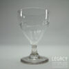 Early 19th Century Petal Moulded Blown Lead Crystal Wine or Gin Glass c.1800-1810