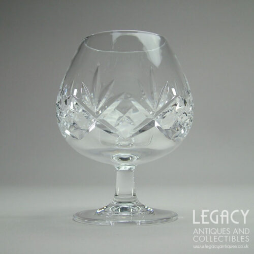 High-Quality Cut and Moulded Lead Crystal Brandy Glass