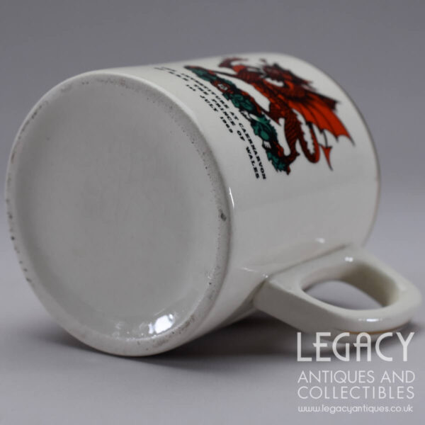 Vintage Commemorative Ceramic Mug ‘Investiture of HRH Prince of Wales’ c.1969