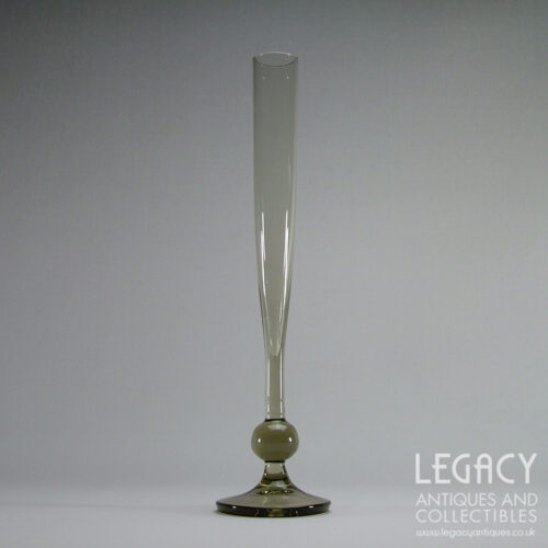 Whitefriars Glass Knopped Bud Vase No. 9485 in Twilight