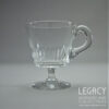 Late Victorian Bucket Bowled Cut Lead Crystal Custard Cup c.1870