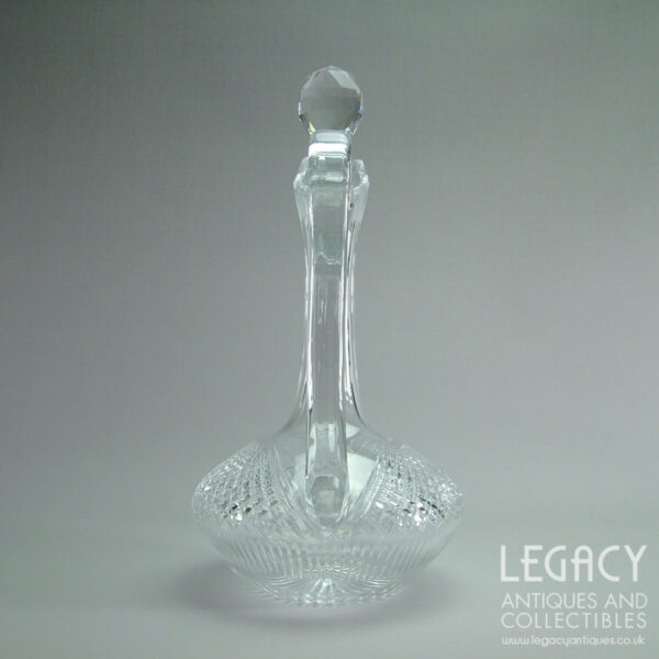 Late Victorian High Quality Cut Lead Crystal Claret Jug or Decanter c.1880