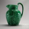 Wedgwood of Etruria Large Ceramic Wine Jug with Grape and Vine Design in Green