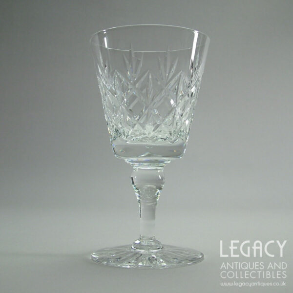 Edinburgh Crystal ‘Glenshee’ Design Small Wine Glass (5 ¼")