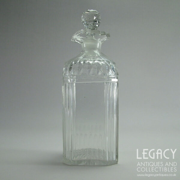 Georgian Small Square Spirit Decanter for 'Shrub' c.1810