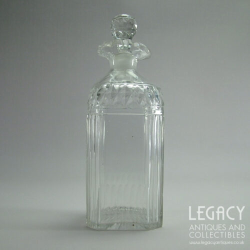 Georgian Small Square Spirit Decanter for 'Shrub' c.1810