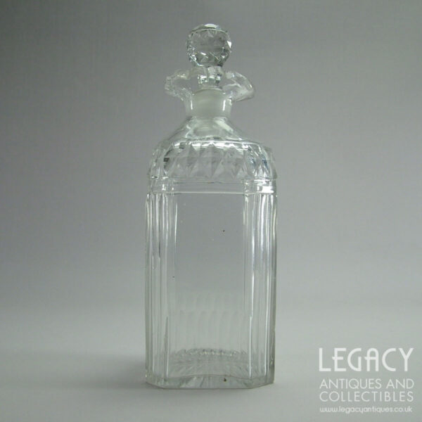 Georgian Small Square Spirit Decanter for 'Shrub' c.1810