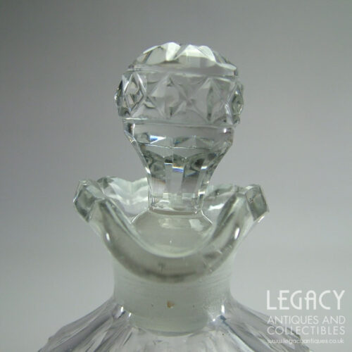 Georgian Small Square Spirit Decanter for 'Shrub' c.1810