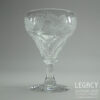 Walsh Glass 'Fruiting Vine' Design Large Ogee Shaped Wine Glass