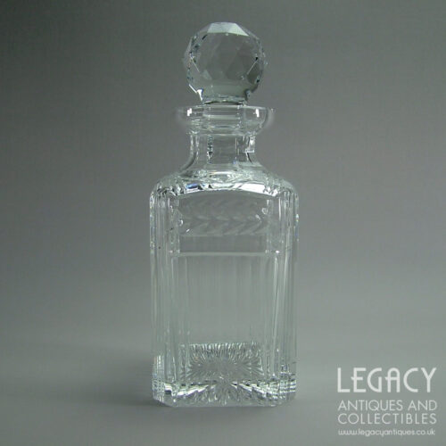 Stuart Crystal 'Senator' Design Square Spirit Decanter 30784/087