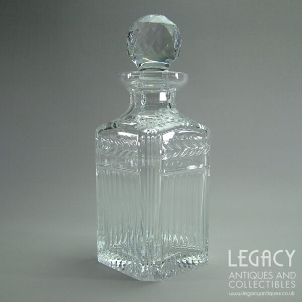 Stuart Crystal 'Senator' Design Square Spirit Decanter 30784/087