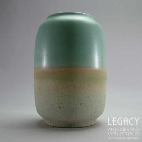 1990s Scheurich Keramik Pastel Ombré Lava Textured Flower Vase No. 551-18