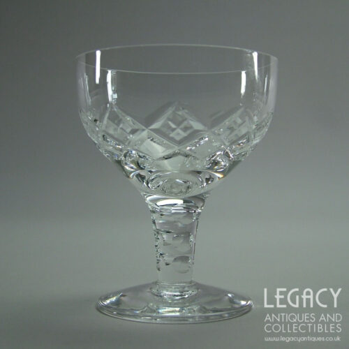 Pair of Stuart Crystal 'Canon' Design Cocktail Glasses No. 29637