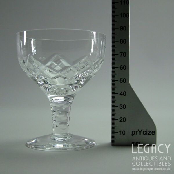 Pair of Stuart Crystal 'Canon' Design Cocktail Glasses No. 29637