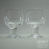 Pair of Dartington Crystal ‘Compleat Imbiber’ Design Brandy Glasses FT151/3