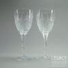 Pair of Stuart Crystal 'Buckingham' Design Large Wine Glasses