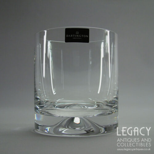 Pair of Dartington Crystal 'Dimple' Design DOF Whisky Tumblers TU10/5/P in Original Box