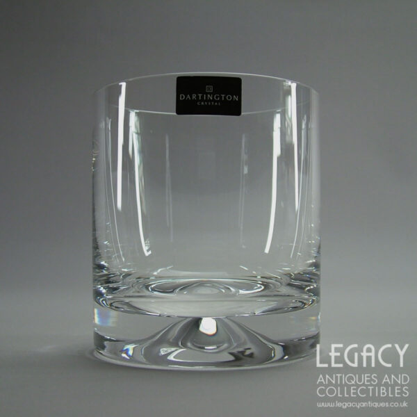 Pair of Dartington Crystal 'Dimple' Design DOF Whisky Tumblers TU10/5/P in Original Box