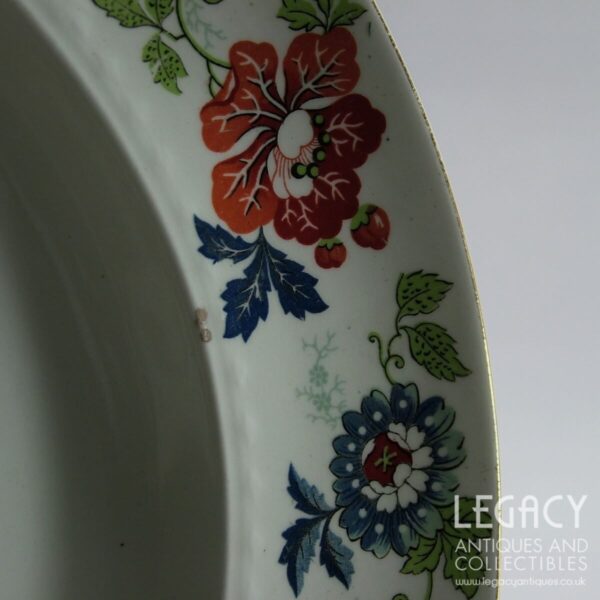 Alfred Meakin Large Floral Serving Platter in Imari Colours (16 ¼”) c.1930s