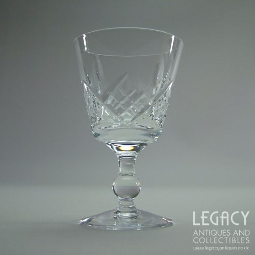 Pair of Stuart Crystal 'Glengarry' Design Port Glasses No. 29236