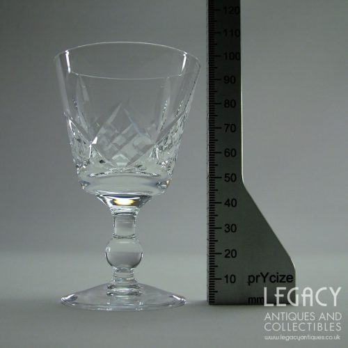 Pair of Stuart Crystal 'Glengarry' Design Port Glasses No. 29236