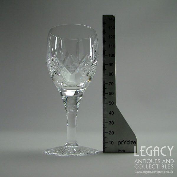 Pair of Stuart Crystal 'Glencoe' Design Lead Crystal Sherry Glasses No. 30418/002