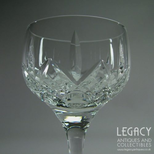 Stuart Crystal 'Glengarry' Design Hock Wine Glass No. 29236