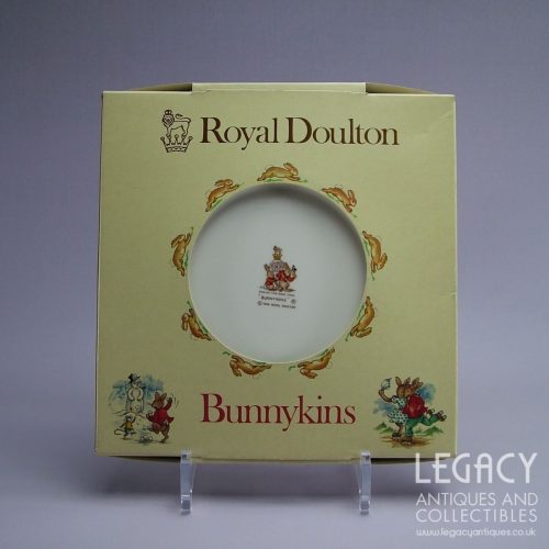 Royal Doulton 'Bunnykins' Design Bone China Christening Plate in Original Box (Seconds)